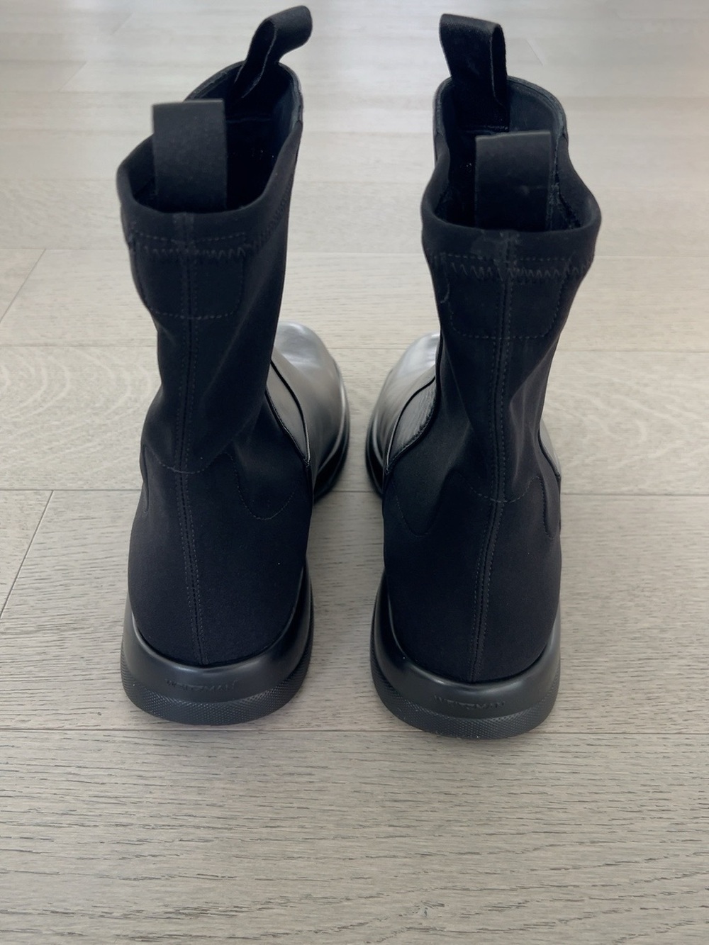 Stuart Weitzman Cyrus Men’s Black Leather Boots | US 11 | New in Box - Picture 11 of 11
